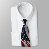 Amerikanische Flagge Krawatte (Gebunden)