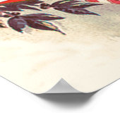 Amerikanische Flagge Lady Liberty Shield Poster (Ecke)