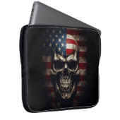 Amerikanische Flagge Laptopschutzhülle (Vorne Rechts)