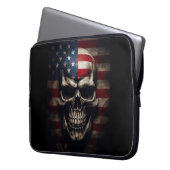 Amerikanische Flagge Laptopschutzhülle (Vorderseite Links)