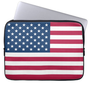 Amerikanische Flagge Laptopschutzhülle