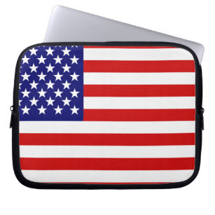 Amerikanische Flagge Laptopschutzhülle