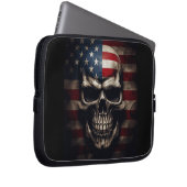 Amerikanische Flagge Laptopschutzhülle (Vorne Rechts)