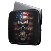 Amerikanische Flagge Laptopschutzhülle (Vorderseite Links)