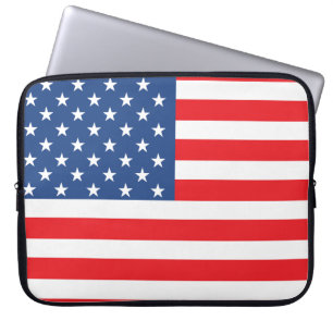 Amerikanische Flagge Laptopschutzhülle