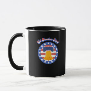 Amerikanische Flagge lass Freedom Ring 4. Sprichwo Tasse