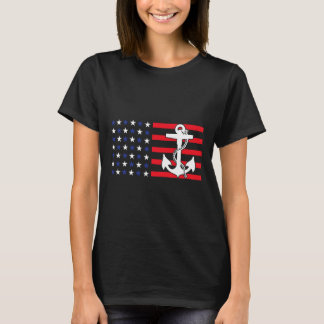 Amerikanische Flagge Ld Adler Patriotischer Adler T-Shirt