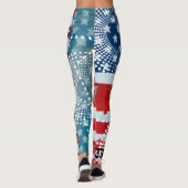 Amerikanische Flagge Leggings (Rückseite)