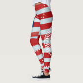 Amerikanische Flagge Leggings (Links)