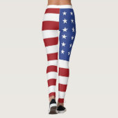 Amerikanische Flagge Leggings (Rückseite)