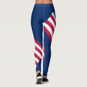 Amerikanische Flagge Leggings (Rückseite)