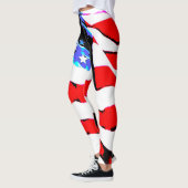 Amerikanische Flagge Leggings (Links)