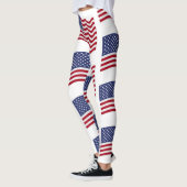 Amerikanische Flagge Leggings (Links)