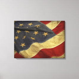 Amerikanische Flagge Leinwanddruck