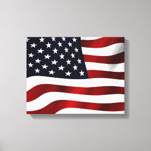Amerikanische Flagge Leinwanddruck
