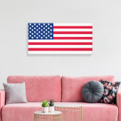 Amerikanische Flagge Leinwanddruck (Insitu (Wohnzimmer))