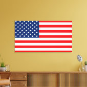Amerikanische Flagge Leinwanddruck (Insitu (Wohnzimmer))