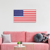 Amerikanische Flagge Leinwanddruck (Insitu (Wohnzimmer))