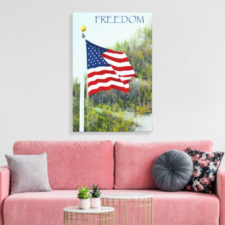 Amerikanische Flagge Leinwanddruck