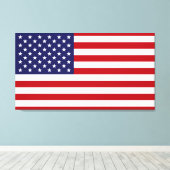 Amerikanische Flagge Leinwanddruck (Insitu (Holzboden))