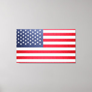 Amerikanische Flagge Leinwanddruck