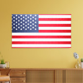 Amerikanische Flagge Leinwanddruck (Insitu (Wohnzimmer))