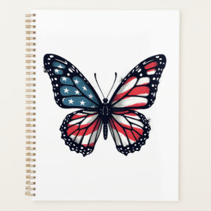 Amerikanische Flagge Libelle Patriotisch 4. Juli R Planer