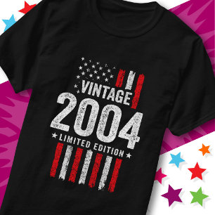 Amerikanische Flagge Limitierte Edition Sterne Vin T-Shirt