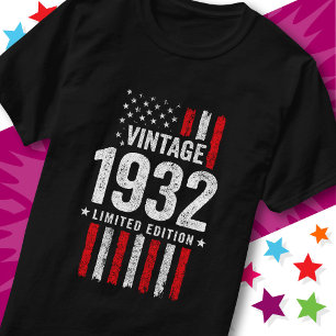 Amerikanische Flagge Limitierte Edition Sterne Vin T-Shirt