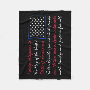 Amerikanische Flagge Lover Memorial Day Veteran Gr Fleecedecke