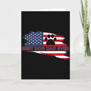 Amerikanische Flagge Lustiger Vater Vatertag Beste Karte