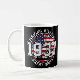 Amerikanische Flagge macht Amerika Geboren seit 19 Kaffeetasse