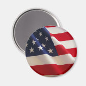 Amerikanische Flagge Magnet (Vorderseite/Rückseite)