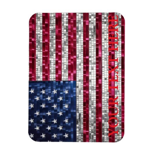 Amerikanische Flagge Magnet (Vertikal)