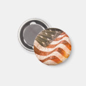 Amerikanische Flagge Magnet (Vorderseite/Rückseite)