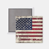 Amerikanische Flagge Magnet (Vorderseite/Rückseite)