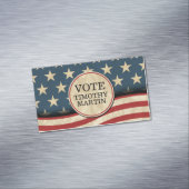 Amerikanische Flagge Magnetische Visitenkarte (Beispiel)