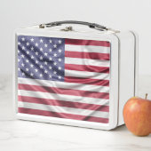 Amerikanische Flagge Metall Brotdose (Beispiel)