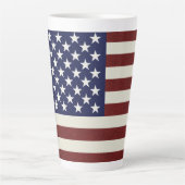 Amerikanische Flagge Milchtasse (Vorderseite)