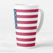 Amerikanische Flagge Milchtasse (Rechte Ecke)