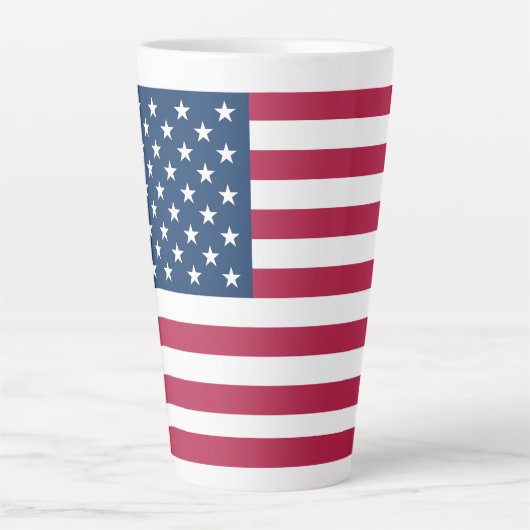 Amerikanische Flagge Milchtasse (Vorderseite)