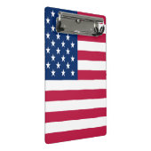 Amerikanische Flagge Mini Klemmbrett (Schrägansicht)