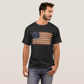 Amerikanische Flagge mit 34 Sternen T-Shirt (Vorne ganz)