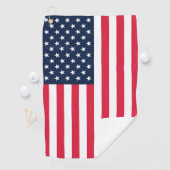 Amerikanische Flagge mit 50 Sternen: US Flagge mit Golfhandtuch (Insitu)