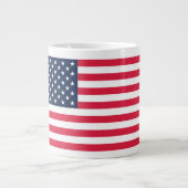 Amerikanische Flagge mit 50 Sternen: US Flagge mit Jumbo-Tasse (Vorderseite)