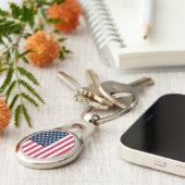 Amerikanische Flagge mit 50 Sternen: US Flagge mit Schlüsselanhänger (Seite)