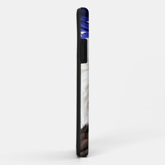 Amerikanische Flagge mit Adler Case-Mate iPhone Hülle (Hinten/Rechts)