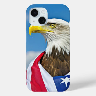 Amerikanische Flagge mit Bald-Adler Case-Mate iPhone Hülle