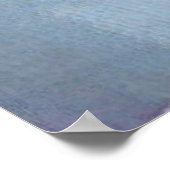 Amerikanische Flagge mit Bald-Adler Poster (Ecke)