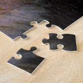 Amerikanische Flagge mit Bald-Adler Puzzle (Seite)